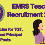 Apply Now for EMRS Teacher Recruitment 2025: Vacancies for TGT, PGT, and Principal Posts