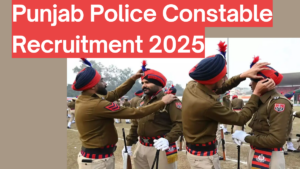 Punjab Police Constable Recruitment 2025: 1,746 Vacancies, Apply Online Now