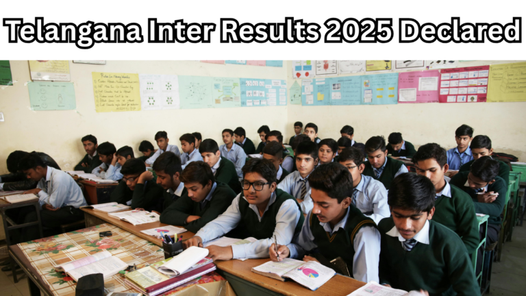 Telangana Inter Results 2025 Declared : Girls Outshine Boys Again