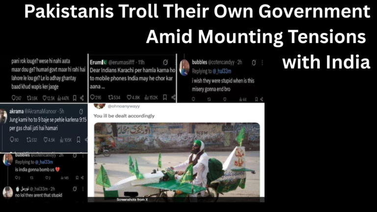 Pakistanis Troll Their Own Government Amid Mounting Tensions with India