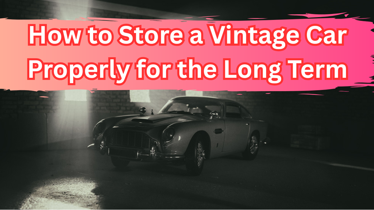 How to Store a Vintage Car Properly for the Long Term?