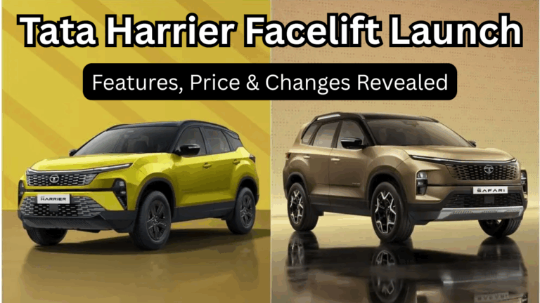 Tata Harrier Facelift 2025 Launch – Features, Price & Changes Revealed