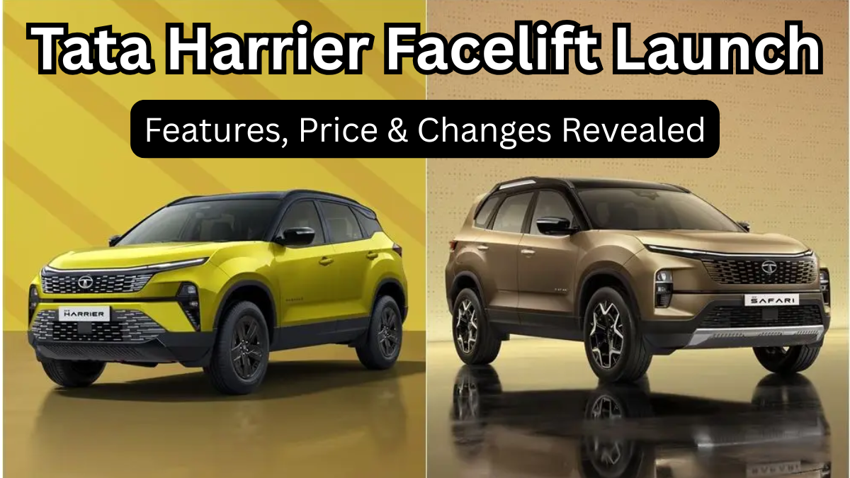 Tata Harrier Facelift 2025 Launch – Features, Price & Changes Revealed