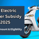 MP Electric Scooter Subsidy 2025 – Rebate Amount & Eligibility