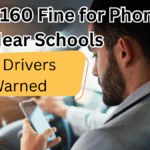 UK Drivers Warned: New £160 Fine for Phone Use Near Schools From August 2025