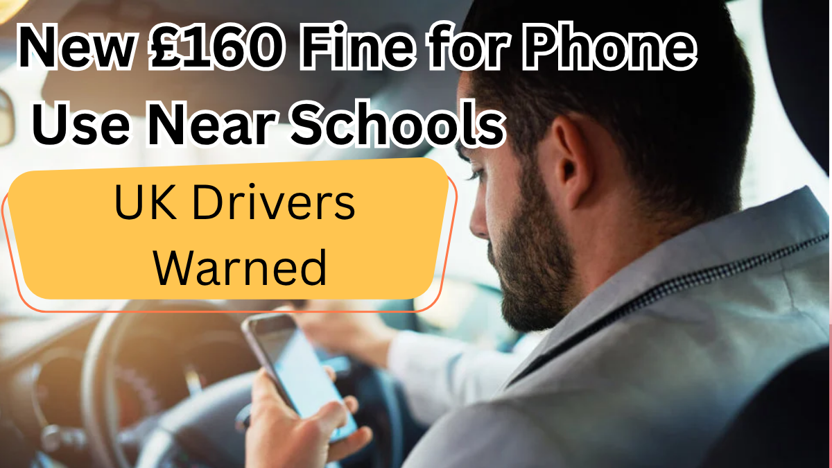 UK Drivers Warned: New £160 Fine for Phone Use Near Schools From August 2025