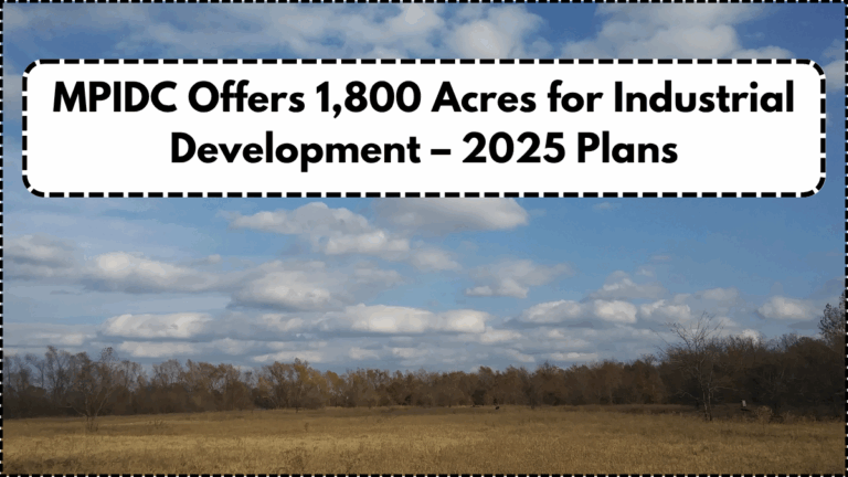 MPIDC Offers 1,800 Acres for Industrial Development – 2025 Plans