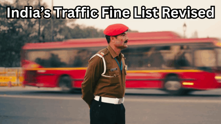 India’s Traffic Fine List Revised – July 2025 Challan Guide