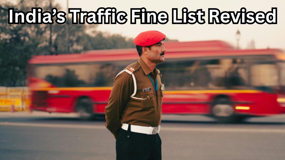 India’s Traffic Fine List Revised – July 2025 Challan Guide