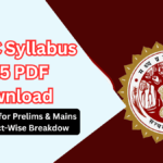 MPPSC Syllabus 2025 PDF Download: New Pattern for Prelims & Mains with Subject-Wise Breakdown