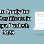 How to Apply for EWS Certificate in Madhya Pradesh 2025: Online Process, Documents & Eligibility