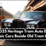 MP’s 2025 Heritage Tram Auto Expo – Classic Cars Beside Old Tram Lines