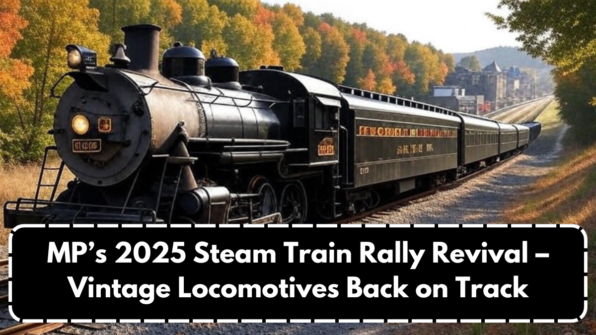 MP’s 2025 Steam Train Rally Revival – Vintage Locomotives Back on Track