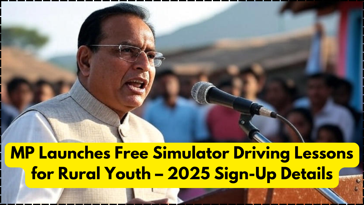 MP Launches Free Simulator Driving Lessons for Rural Youth – 2025 Sign-Up Details