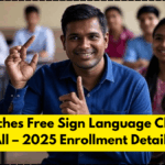 MP Launches Free Sign Language Classes for All – 2025 Enrollment Details