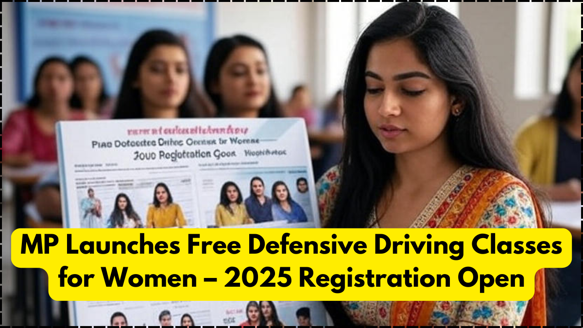 MP Launches Free Defensive Driving Classes for Women – 2025 Registration Open