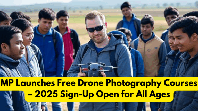 MP Launches Free Drone Photography Courses – 2025 Sign-Up Open for All Ages