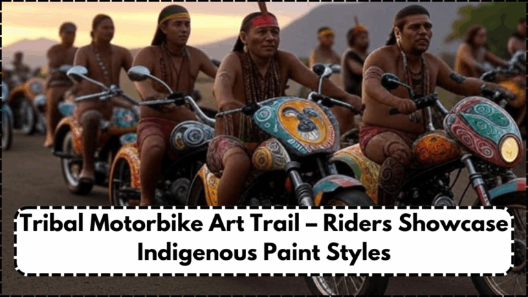 Tribal Motorbike Art Trail – Riders Showcase Indigenous Paint Styles