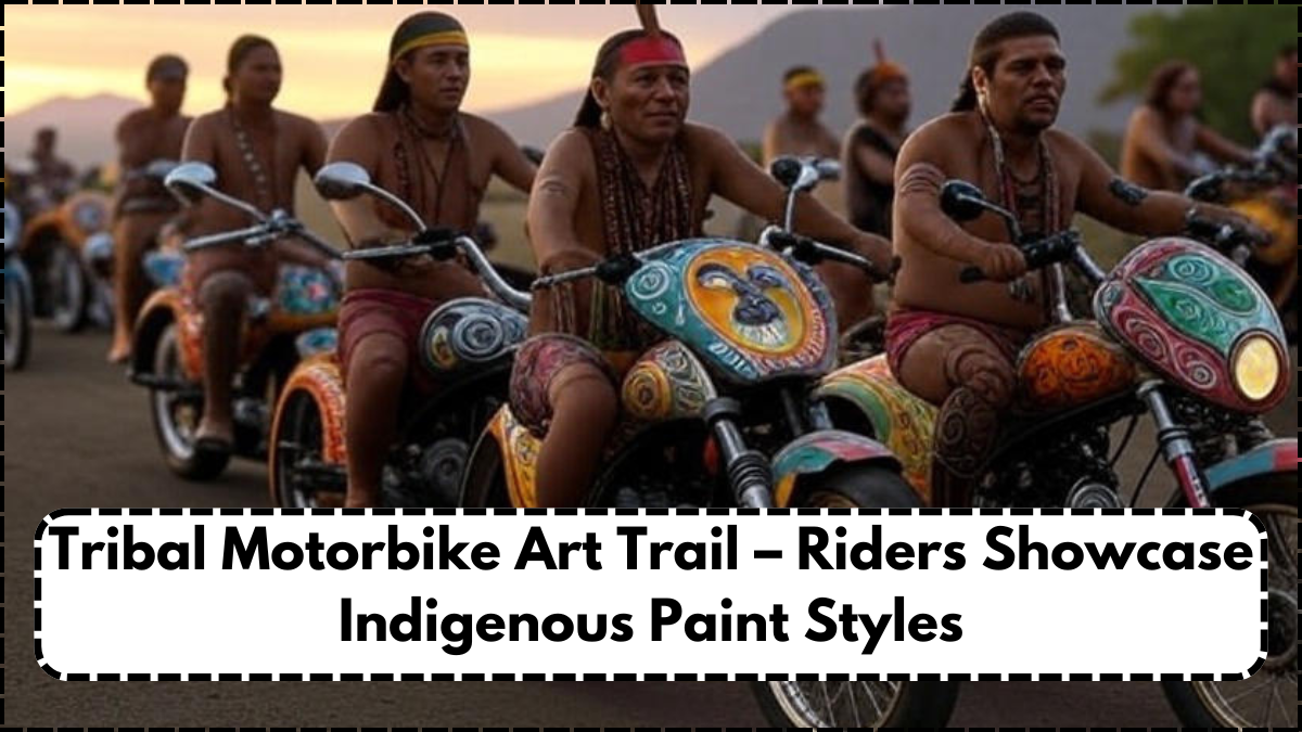 Tribal Motorbike Art Trail – Riders Showcase Indigenous Paint Styles