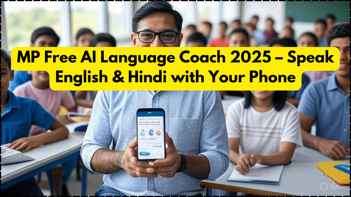 MP Free AI Language Coach 2025 – Speak English & Hindi with Your Phone