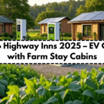 MP’s Eco Highway Inns 2025 – EV Chargers with Farm Stay Cabins
