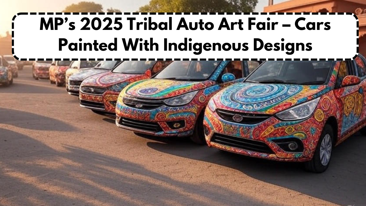 MP’s 2025 Tribal Auto Art Fair – Cars Painted With Indigenous Designs