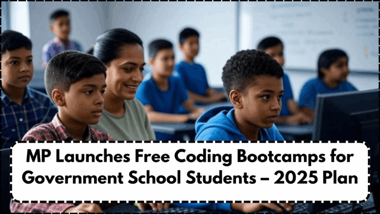MP Launches Free Coding Bootcamps for Government School Students – 2025 Plan
