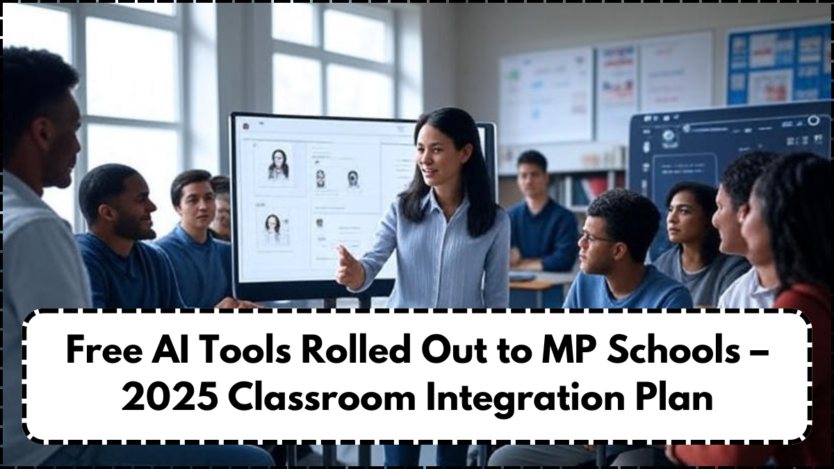 Free AI Tools Rolled Out to MP Schools – 2025 Classroom Integration Plan