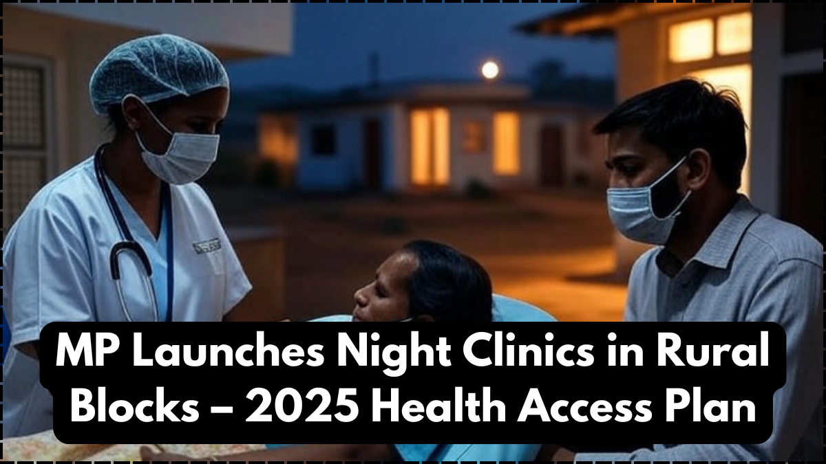 MP Launches Night Clinics in Rural Blocks – 2025 Health Access Plan