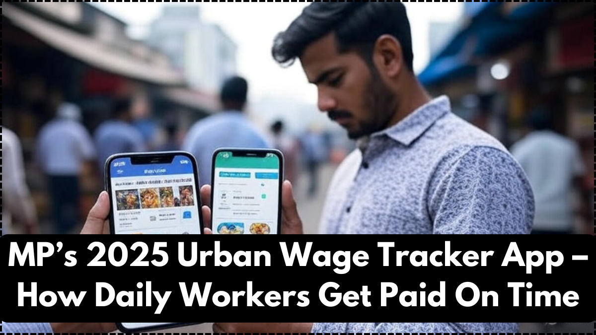 MP’s 2025 Urban Wage Tracker App – How Daily Workers Get Paid On Time