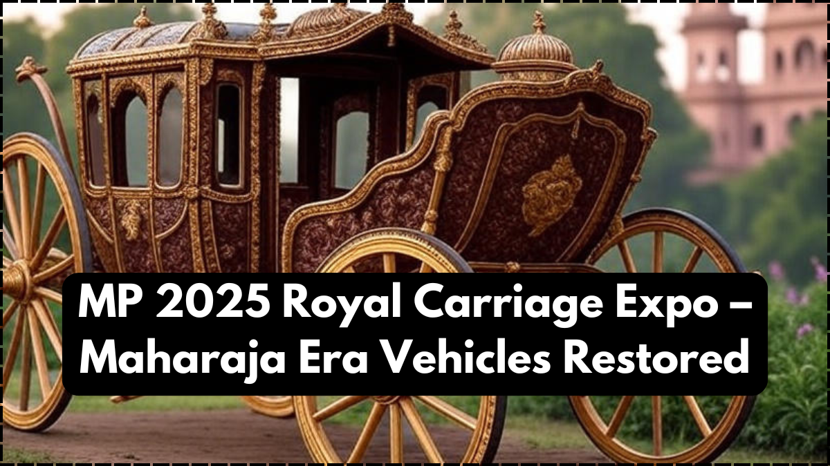 MP 2025 Royal Carriage Expo – Maharaja Era Vehicles Restored