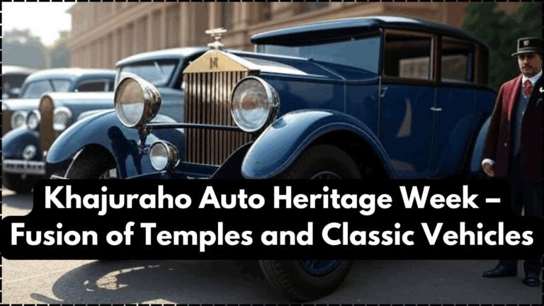 Khajuraho Auto Heritage Week – Fusion of Temples and Classic Vehicles
