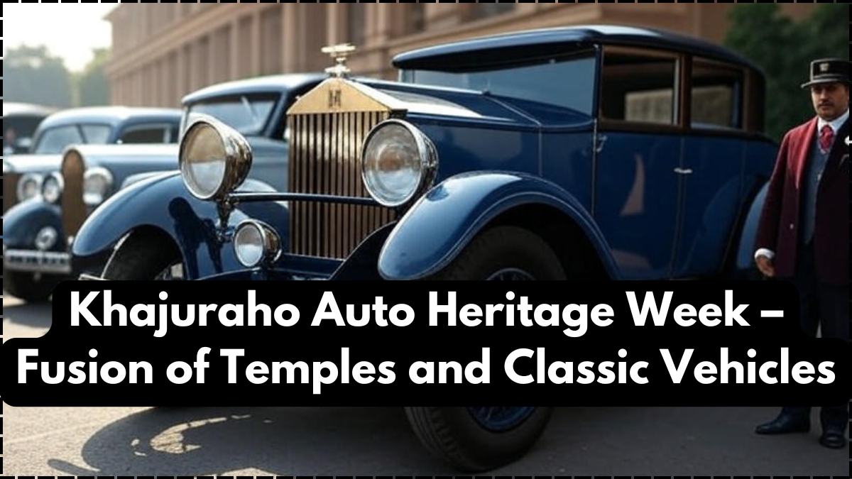 Khajuraho Auto Heritage Week – Fusion of Temples and Classic Vehicles
