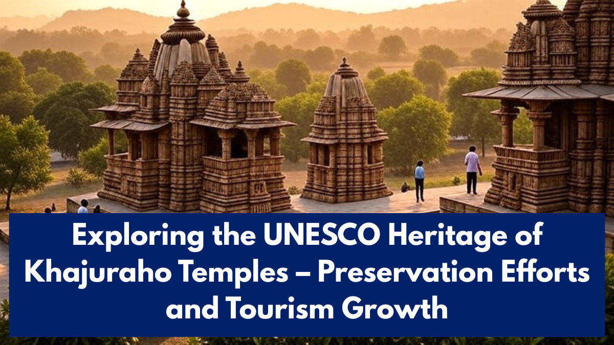 Exploring the UNESCO Heritage of Khajuraho Temples – Preservation Efforts and Tourism Growth